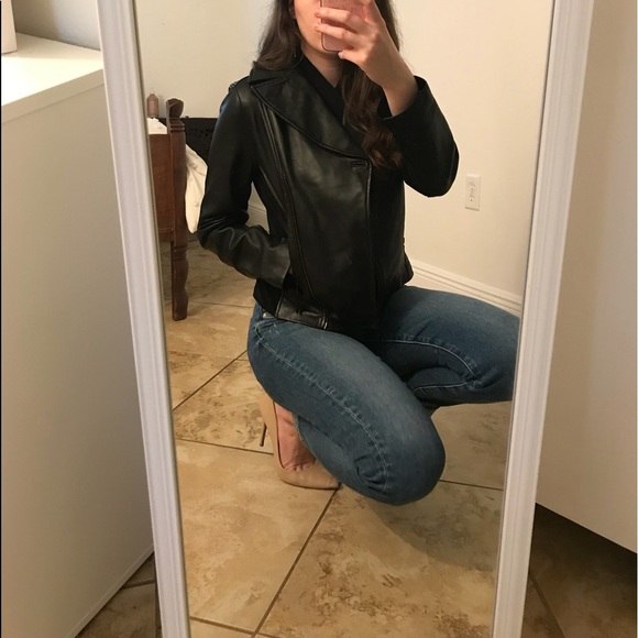 Black Leather Coat - Picture 7 of 7